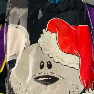 Vintage Festive Black and Red Santa Bear Shirt